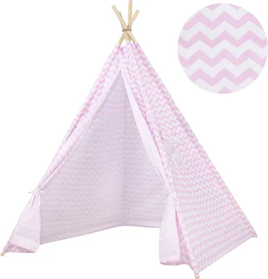 Immagine prodotto di Tenda Tipi per bambini wigwam tenda indiana tenda gioco casetta cotone 160x120x10 cm