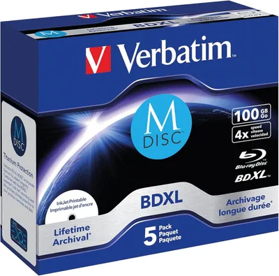 Productafbeelding van Blu-Ray Disc - Opslagmedium - Data Archiveren - Duurzame Opslaglaag - 100 GB - Bedrukbaar