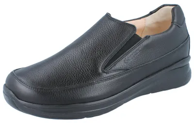 Produktbild von GANTER Harald H Herren Slipper Halbschuhe schwarz Glattleder - Größe: UK 9