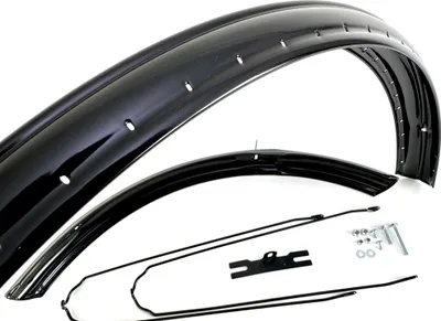 Produktbild von Classic Schutzbleche Stahlblech 28 Zoll schwarz, mit Löchern für Kleidernetz