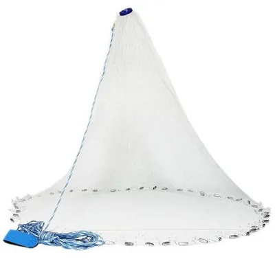Produktbild von Traditionelles Handfischernetz, lusloses Handfischernetz, Handfischernetz, lusloses Fischernetz, Vortexfischernetz