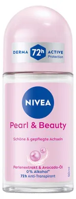 Produktbild von Nivea Deo Pearl Beauty Roll On 72h Antitranspirantschutz 50ml 3er Pack