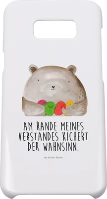 Produktbild von Mr. & Mrs. Panda Samsung Galaxy S8 plus Handyhülle  Bär Gefühl - Weiß - Geschenk, Verrückt, Wahnsinn, Handy Case, Cover, Teddy, Durchgedreht, Hülle