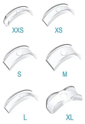 Zdjęcie produktu dla INF Niewidoczne silikonowe wkładki do pierścionka PC 3cm x 2.1cm 6 szt