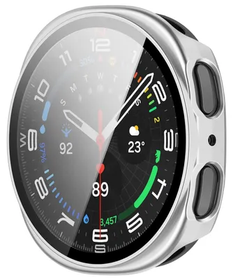 Produktbild von By Qubix Hard case - Silber - passend für Samsung Galaxy Watch 8 - 40 mm