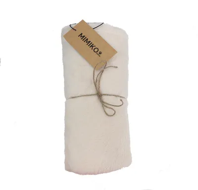 Produktbild von Weiche Decke für Hundedecke Katzendecke aus Plüsch (100x75cm) Hellbeige