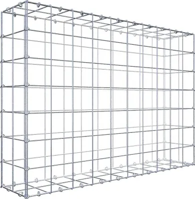 Immagine prodotto di Gabbione 100 cm x 70 cm x 20 cm (L x H x P), maglia 10 cm x 10 cm, anello a C