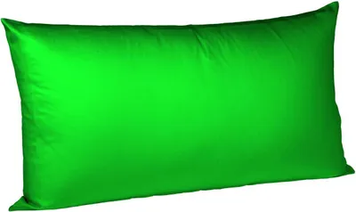 Produktbild von Fleuresse Mako-Satin-Kissenbezug uni colours, 7048 grasgrün, Größe 40x60 cm