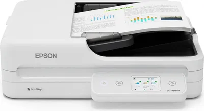 Produktbild von Epson WorkForce DS-1760WN - Dokumentenscanner - Duplex - 215.9 x 5588 mm - 1200 dpi x 1200 dpi - bis zu 30 Seiten/Min. (einfarbig)