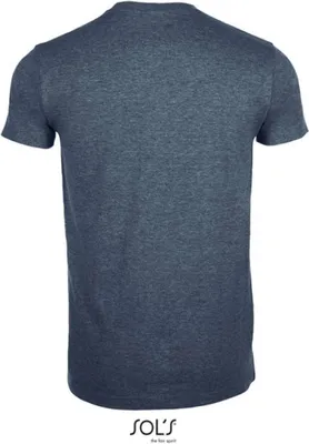 Produktbild von SOLs 00580 | Imperial Fit Herren T-Shirt - Farbe: Heather Denim - Größe: L