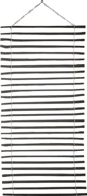 Obrázek produktu pro BOGATECO Mřížka z lískových ořechů pro popínavé rostliny | 100 x 200 cm | Dřevěná podpěra pro popínavé rostliny ideální pro zahradu | Černá barva