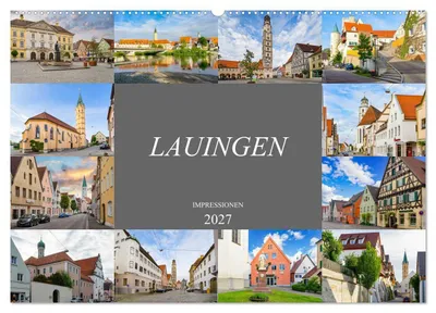 Produktbild von Lauingen Impressionen (Wandkalender 2027 DIN A2 quer), CALVENDO Monatskalender
