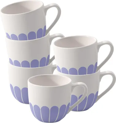 Produktbild von Villeroy & Boch Fleur Couleur Espressotasse 70 ml 6er Set - Bleu