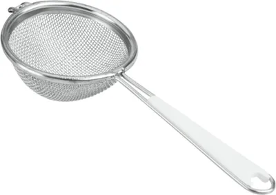 Zdjęcie produktu dla Metaltex – sito średnie, aluminiowe, średnica 10 cm, opakowanie 1 sztuka