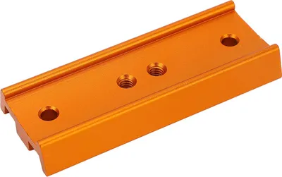 Obrázek produktu pro 107 mm montážní deska na lištu, celokovová olověná základna pro montáž dalekohledu s 1/4" závitem, pro příslušenství astronomických dalekohledů