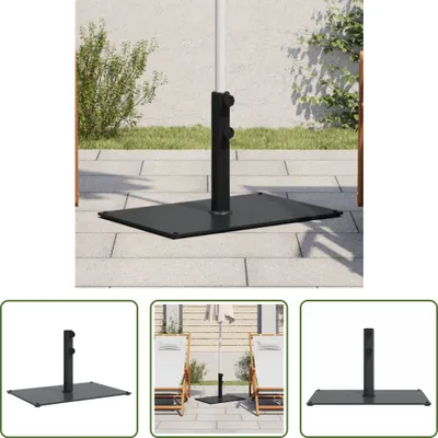 Immagine prodotto di The Living Store Supporto per ombrellone Ø32/38/48 mm Palo 15 kg Rettangolare