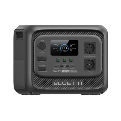 Produktbild von BLUETTI Elite 300 Tragbare Powerstation, 3014,4 Wh LiFePO4 Batterie Backup mit 2400W AC Ausgängen, Kompakte 3kWh Solargenerator für Zuhause, Camping