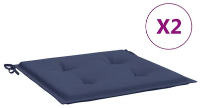 Immagine prodotto di vidaXL Cuscino per pallet 2 pz. Blu navy 40x40x3 cm Tessuto Oxford