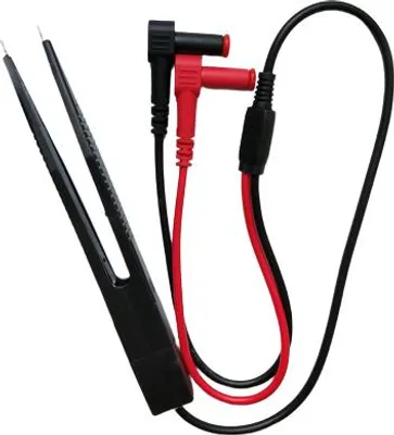 Produktbild von Messleitung, Prüfleitung - SMD Pinzette, 4mm