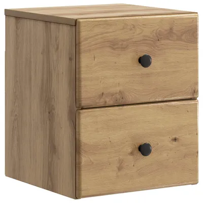 Immagine prodotto di vidaXL Comodino da parete in rovere Artisan 34,5 x 33 x 40 cm
