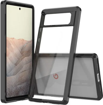 Produktbild von Mobigear Crystal  Google Pixel 6 Hülle Hardcase Backcover - Schwarz