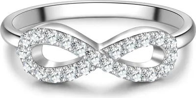 Produktbild von Trilani Ring Infinity Sterling Silber Zirkonia 50030186 54