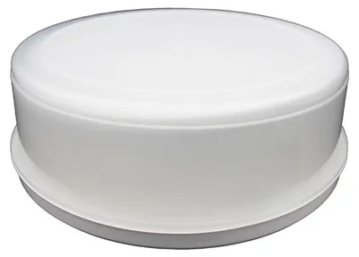 Produktbild von Tortenbehälter weiß mit Tortenheber ø37x13cm, Innenmaß ø30x10cm