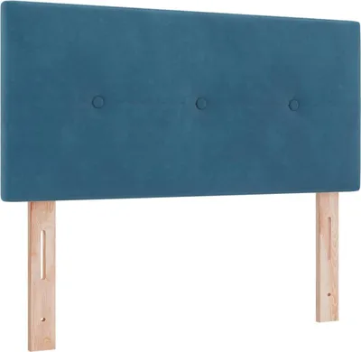 Obrázok produktu pre vidaXL Čelo postele tmavomodré 90 cm zamatové