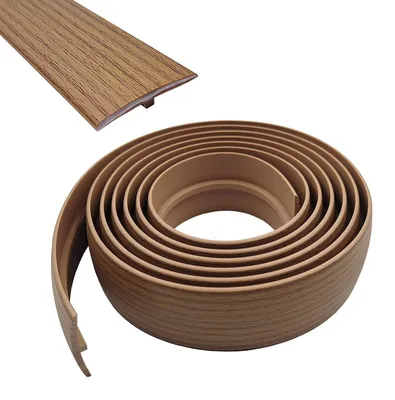 Immagine prodotto di Profilo di raccordo autoadesivo in PVC da 50 mm, a forma di T, per pavimenti