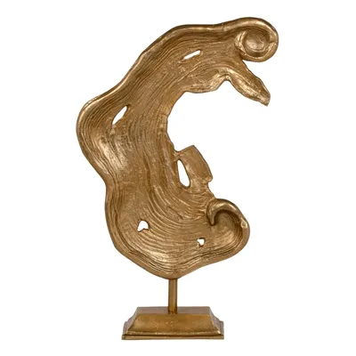 Produktbild von Deko-Figur abstrakt 39,5 x 11 x 63 cm Gold
