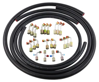 Klimaanlagen-Schlauch-Set 25-tlg. 1,8 m #6 #8 #10