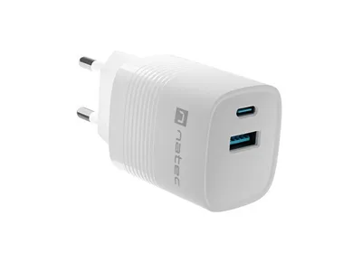 Immagine prodotto di Natec NATEC NUC-2140 caricatore per dispositivi mobili Universale Bianco AC Ricarica veloce Indoor