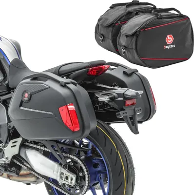 Immagine prodotto di Set SC22 valigia moto + valigia laterale borse interne