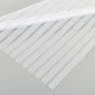Produktbild von Fensterfolienstreifen Sichtschutzfolie Selbstklebend Milchglas Sichtschutzfolie Streifenfolie fürs Büro UV-Schutz 90x200cm