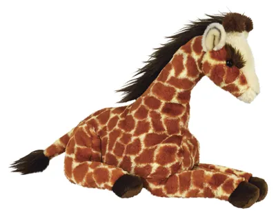 Produktbild von Plüschgiraffe Kira, weicher Plüsch, 46 x 12 x 24 cm, Braun, Aurora Borealis