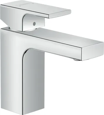 Produktbild von hansgrohe Vernis Shape Einhebel-Waschtischarmatur 100 mit Zugstangen-Ablaufgarnitur, Ausladung 110 mm, 71561000