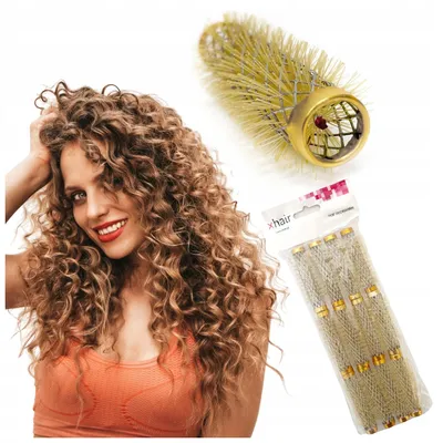 Image de xhair Rouleaux fins pour cheveux avec brosse 13mm