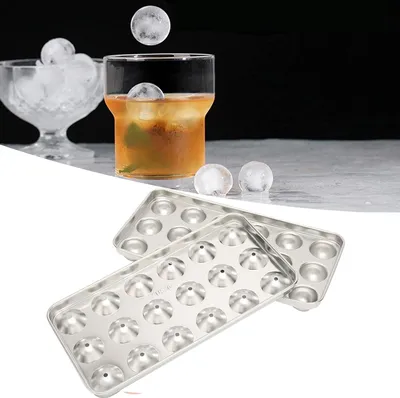 Produktbild von 304 Edelstahl Eiswürfelform - wiederverwendbare Eiswürfel - Eisballmacher für Weindrinks - Küchenwerkzeug für Restaurants und Bars