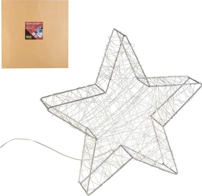 Produktbild von Idena Dekostern 120er LED Dekoleuchte silber