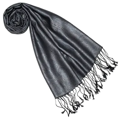 Produktbild von Eleganter Seidenschal mit Paisley-Muster für Damen