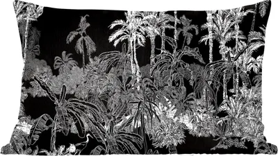 Produktbild von MuchoWow® Zierkissen Sofakissen Wohnzimmer Dekokissen 50x30 cm Palme - Dschungel - Tropisch - Wohnzimmerdekoration - Polster mit Photo