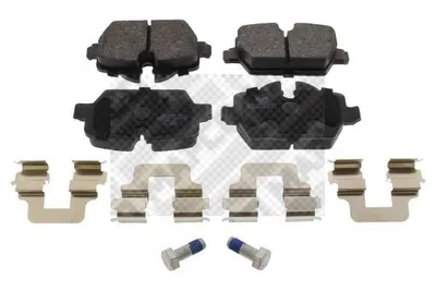 Produktbild von MAPCO 6802 Bremsbeläge Satz Hinten für BMW 3 Limousine (E90) 1 Schrägheck (E87) 3 Coupe (E92) 1 Schrägheck (E81) für MINI Countryman (R60)