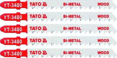 Produktbild von YATO Sägeblattsatz Stichsäge YT-3400 100mm Bimetall