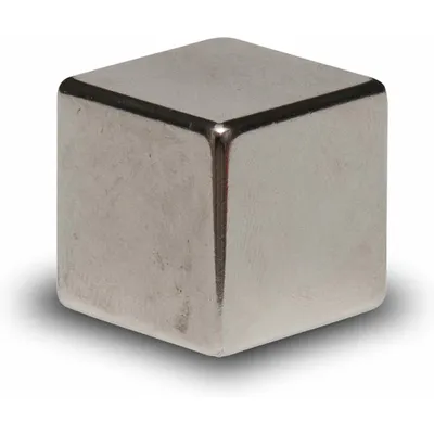 Produktbild von MAUL Magnet Würfel 1 Stück 20 kg Stahl Metall Neodym 2 x 2 x 2 cm silber