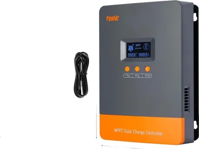 Obrázok produktu pre 80A MPPT solárny regulátor nabíjania, maximálne vstupné napätie 160V, podporuje batérie 12V až 48V, 80A paralelný MPPT, 12V 24V 36V 48V