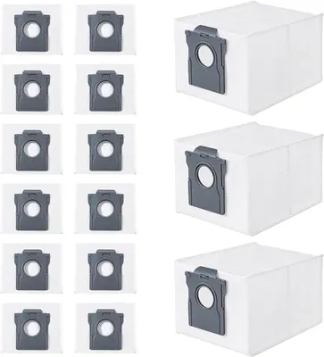 Produktbild von PromoHome® 15 Staubsaugerbeutel kompatibel mit Dreame L10s Ultra Gen2/Gen3, X30/X40/X50, Aqua10 Ultra – 4-lagige Filtration, 99,9%