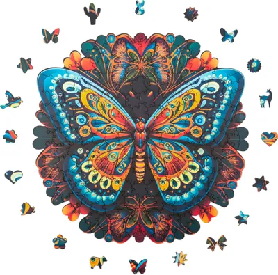 Produktbild von Milliwood Holzpuzzles - Peace and Harmony - Flüchtigkeit - 206 Teile