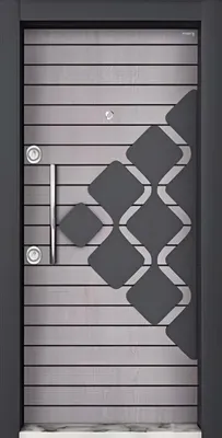Immagine prodotto di Moderna porta d'ingresso grigia Robuste porte d'ingresso Porte per la casa