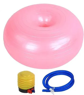Image de Yogabal en PVC, rose, pour la force et l'équilibre
