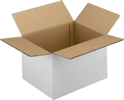Produktbild von Nestler Wellpapp-Faltkartons 2-wellig weiß 22,3 x 16,3 x 15,8 cm Außenmaß, 20 St.